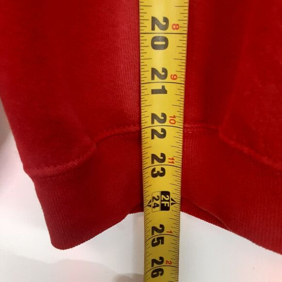 Vtg Y2k 2000s Red Russell Athletic Ohio State Buckeyes University Hoodie Men's M - Picture 10 of 10